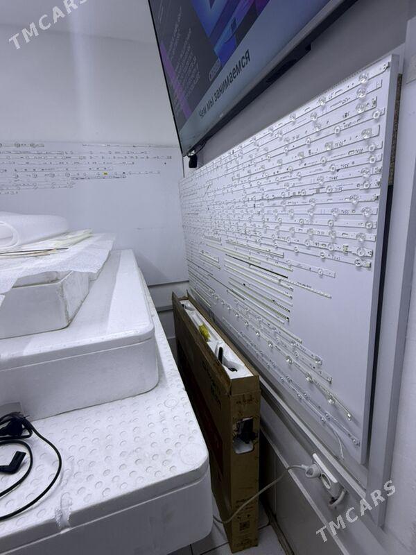 Ремонт телевизоров, Ремонт и замена экранов, Убираем линии на экране, Замена подсветок.   Telewizorlary bejermek, Ekranlary bejermek we çalyşmak, Ekrandaky çyzyklary aýyrmak, Yşyklandyryş  podswetka çalyşmak. - Ашхабад - img 2