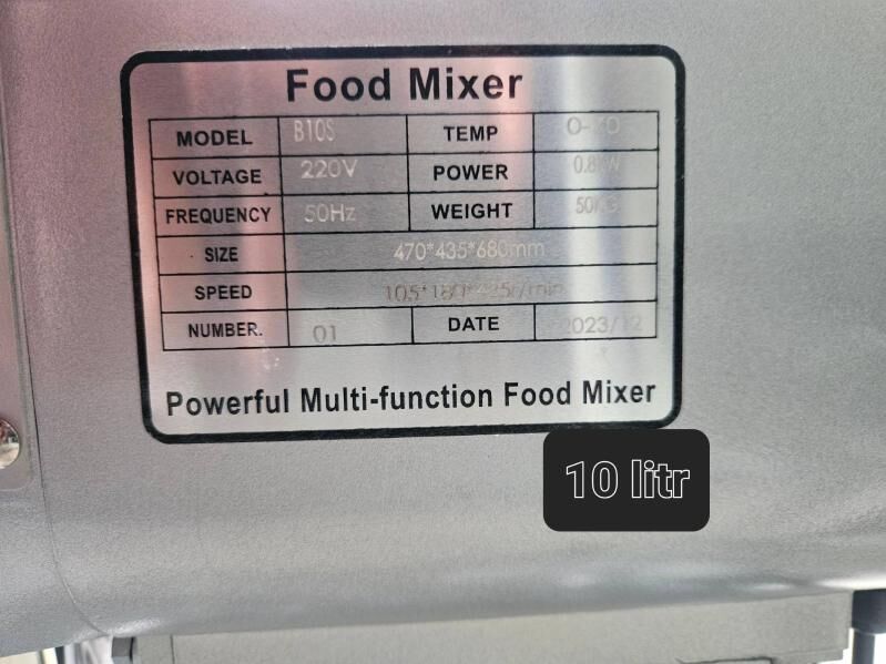 Mikser 10 litr - "Altyn Asyr" Gündogar bazary (Jygyllyk) - img 4