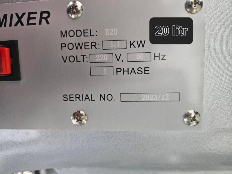 Mikser 20 litr - "Алтын Асыр" Гундогар базары ( Толкучка) - img 2