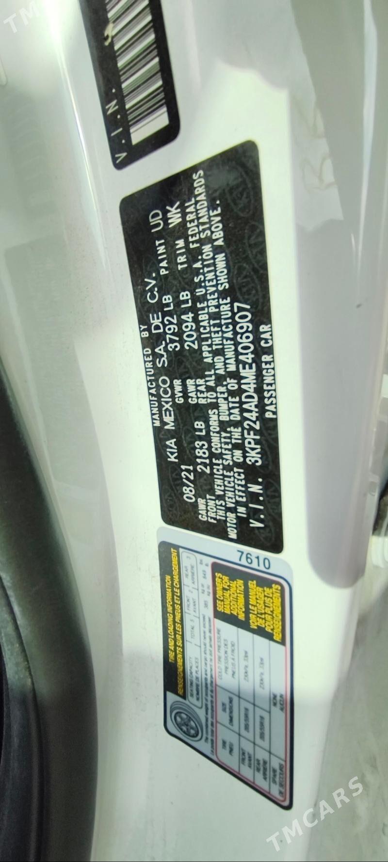 Kia Forte 2021 - 185 000 TMT - Mary - img 8