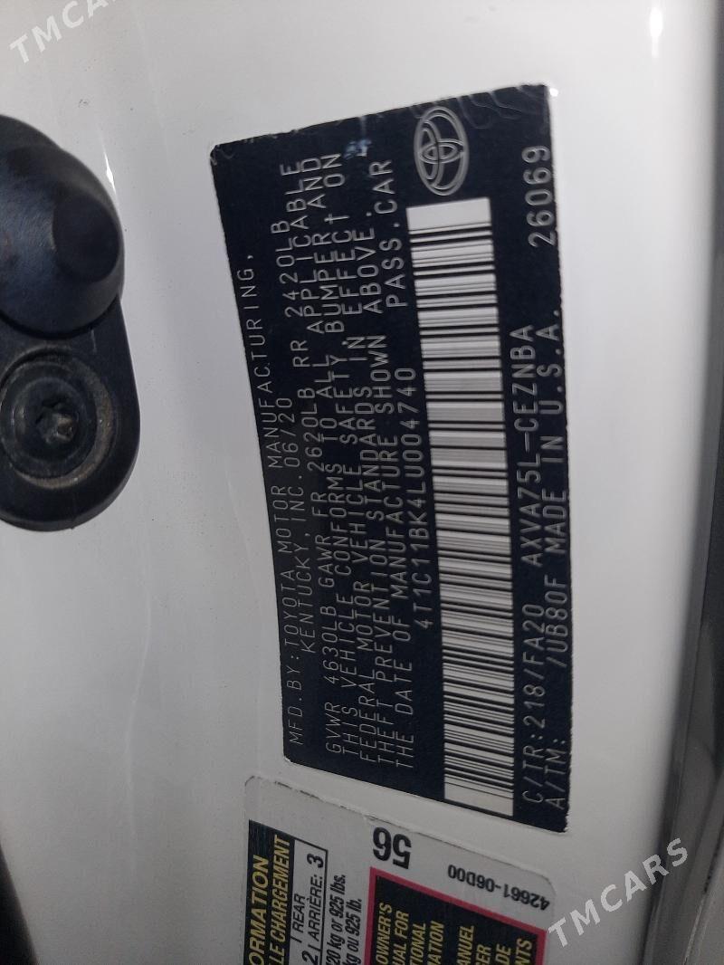 Toyota Camry 2020 - 290 000 TMT - Туркменабат - img 8