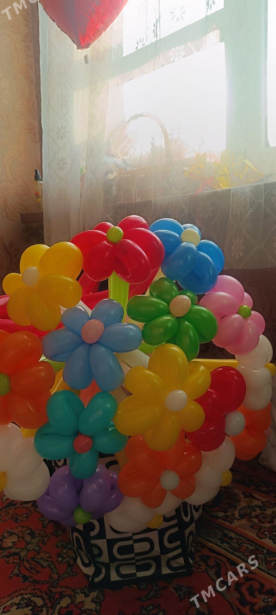 цветы из шариков Gul şardan - Ашхабад - img 2