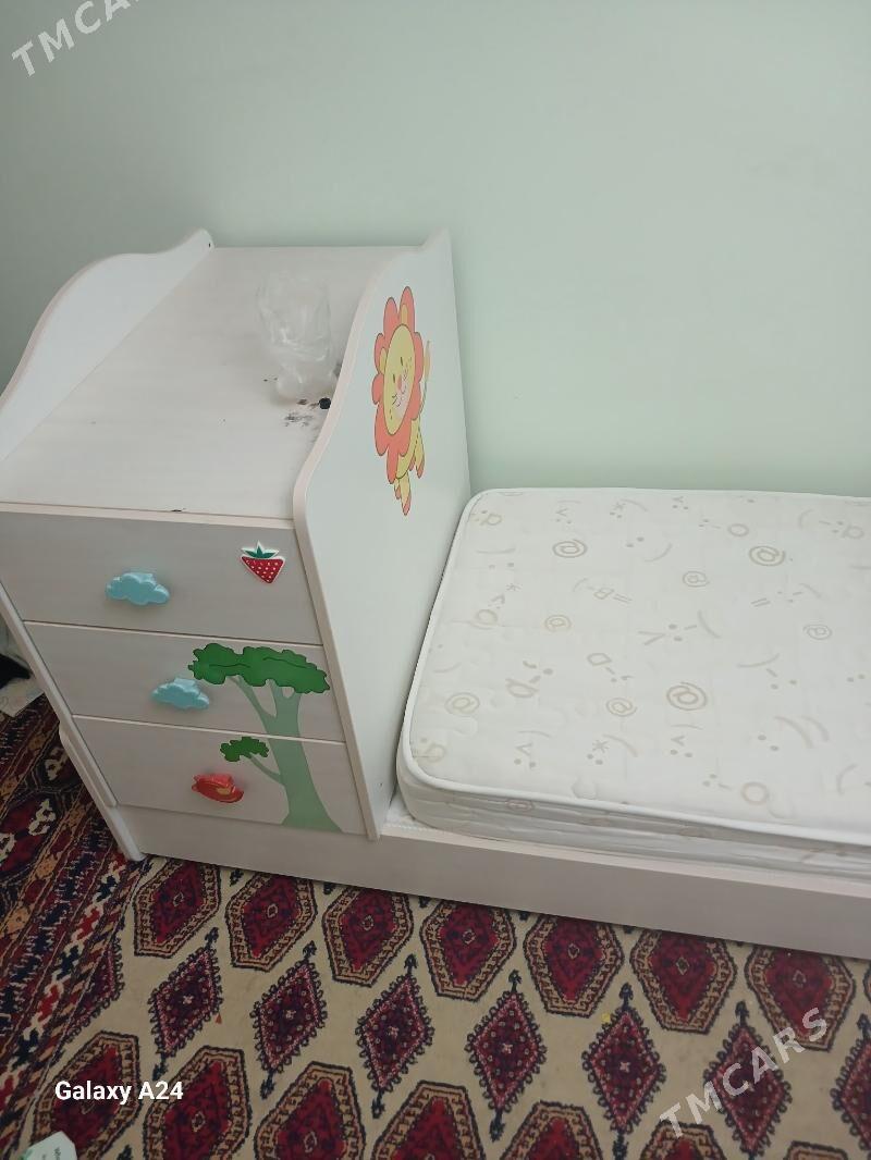 чага кроват шкаф гарнатур - Ak bugdaý etraby - img 1