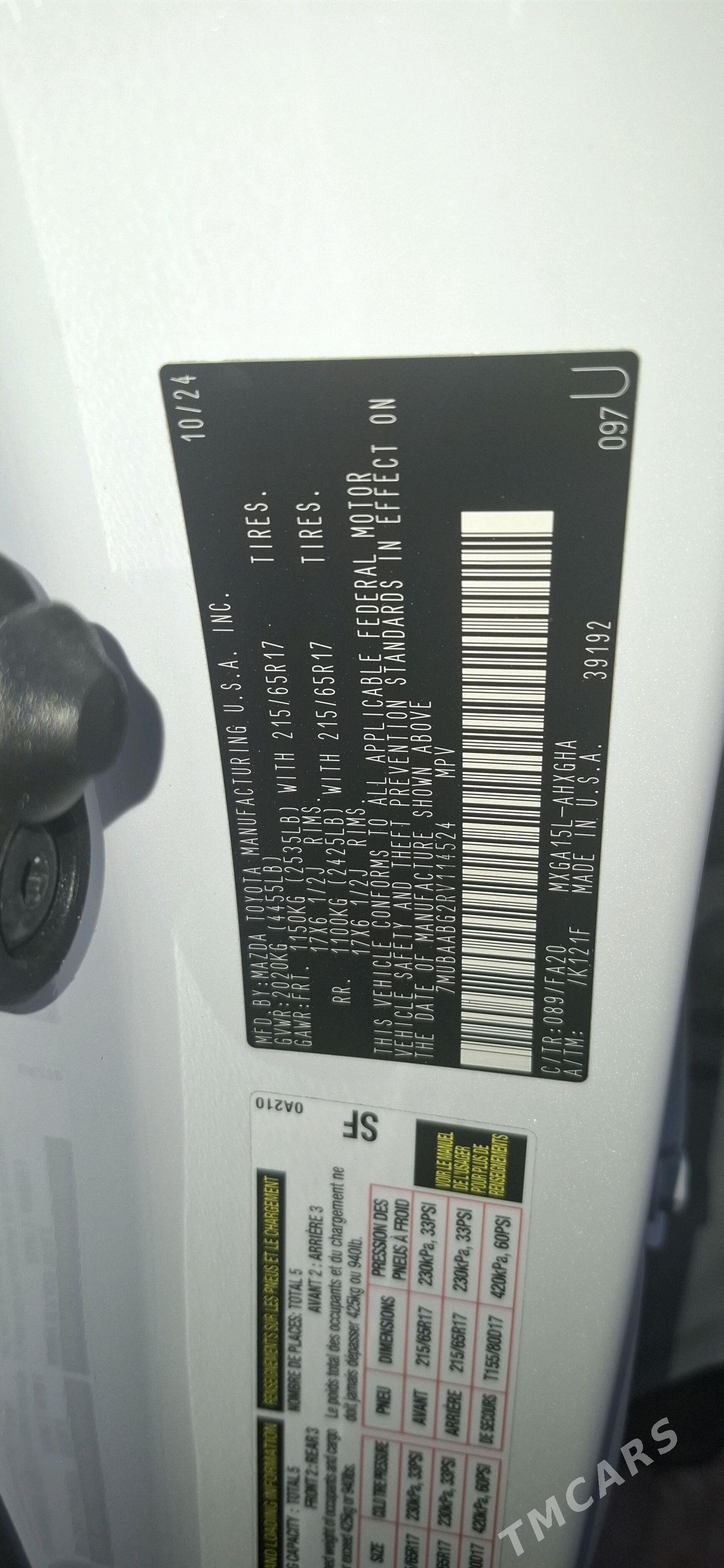 Toyota Corolla Cross 2025 - 380 000 TMT - Ходжамбаз - img 4