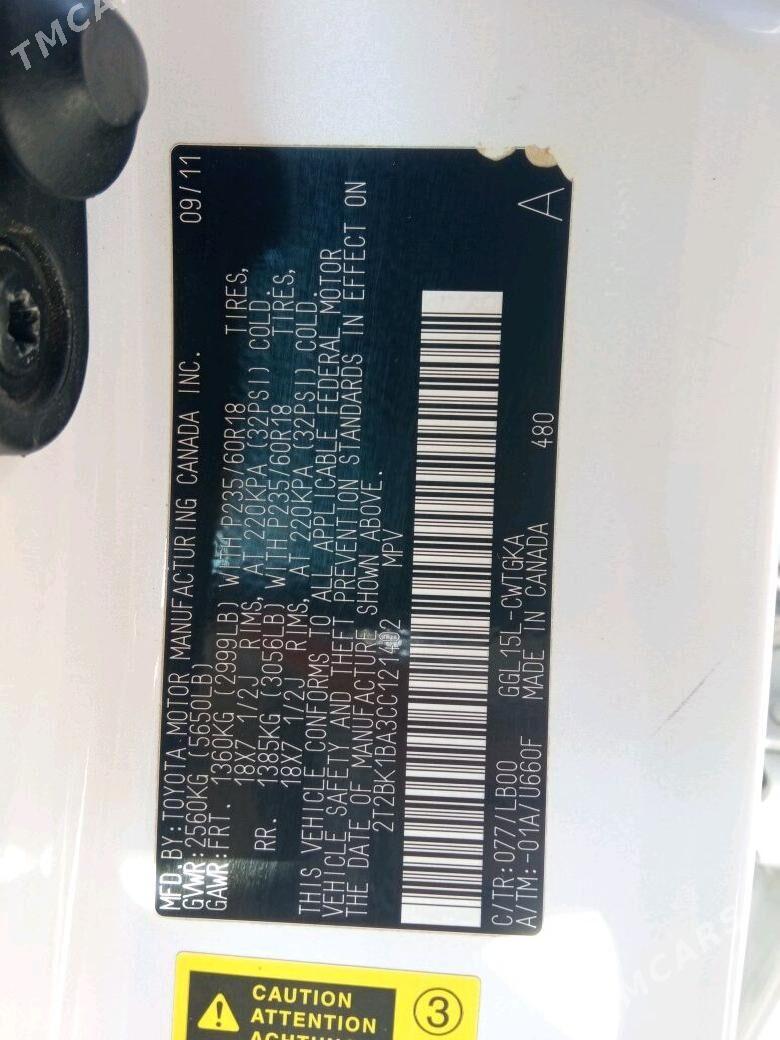 Lexus RX 350 2012 - 343 000 TMT - Туркменабат - img 5