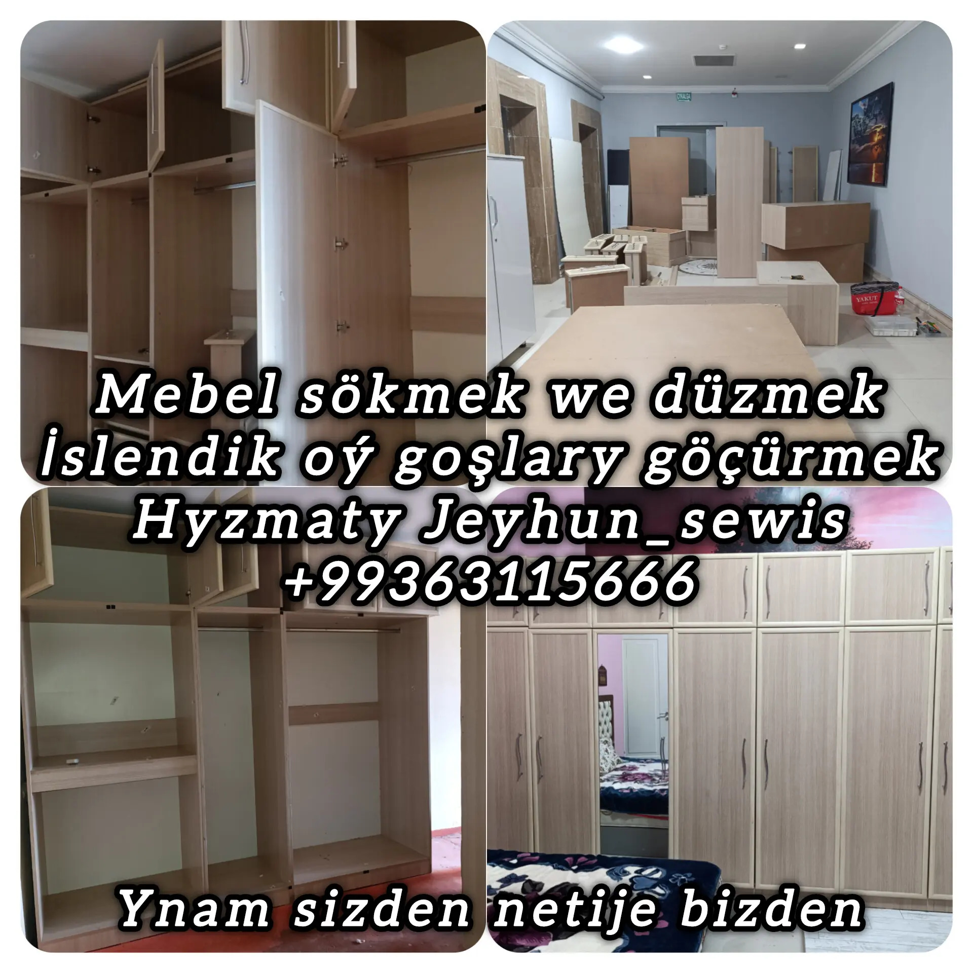 ÖÝ WE OFİS GÖÇÜRMEK. - Aşgabat - img 4