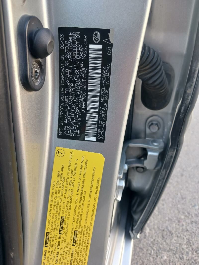 Lexus ES 300 2003 - 200 000 TMT - Мары - img 9