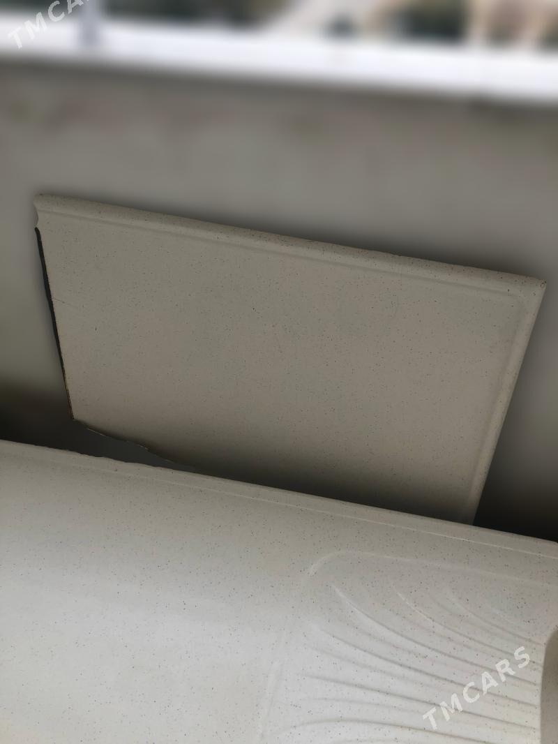 Столешница заливного мрамора/ guýma mramor Турция - ул. Подвойского (Битарап Туркменистан шаёлы) - img 3