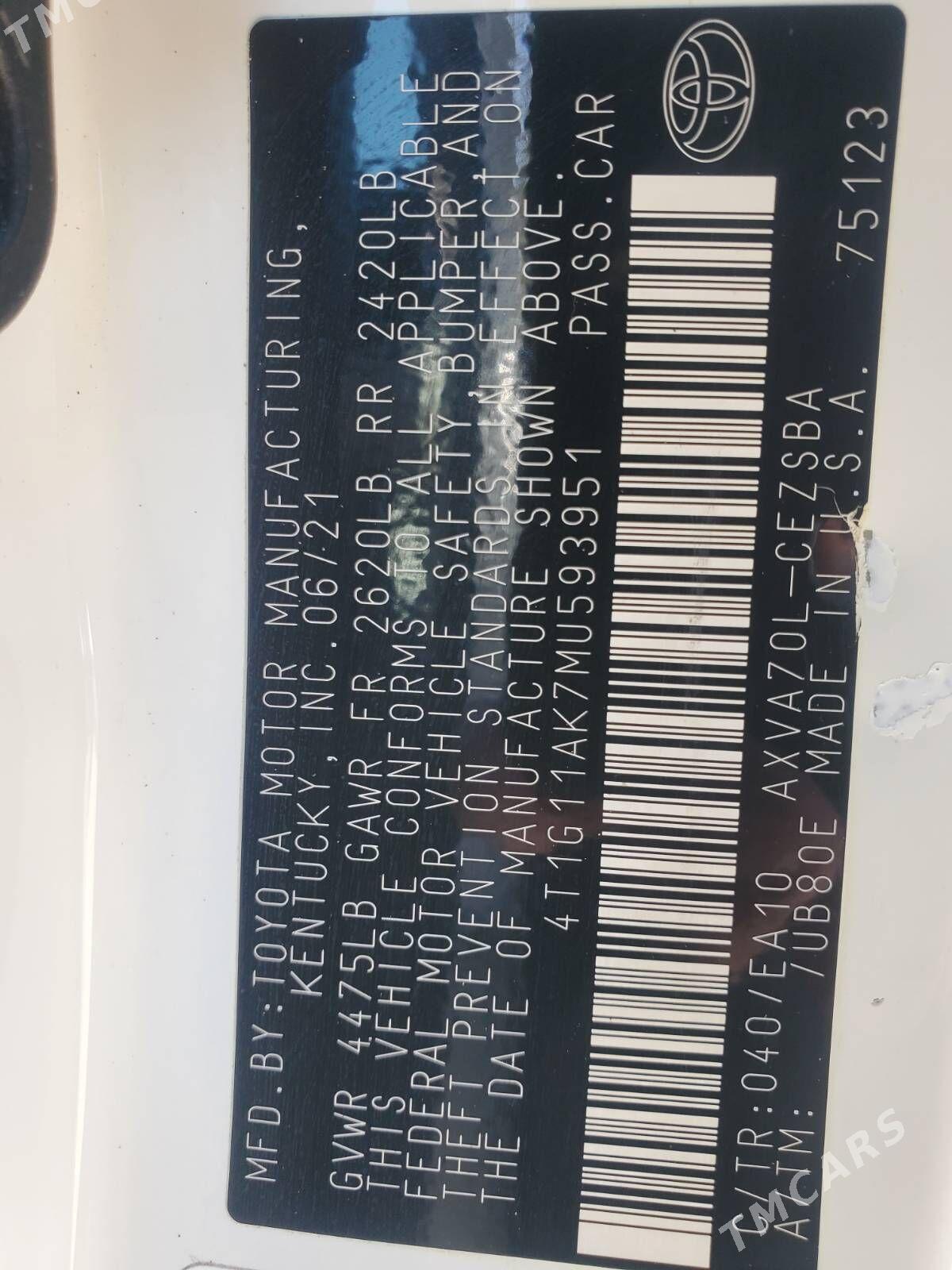 Toyota Camry 2021 - 364 000 TMT - Ашхабад - img 5