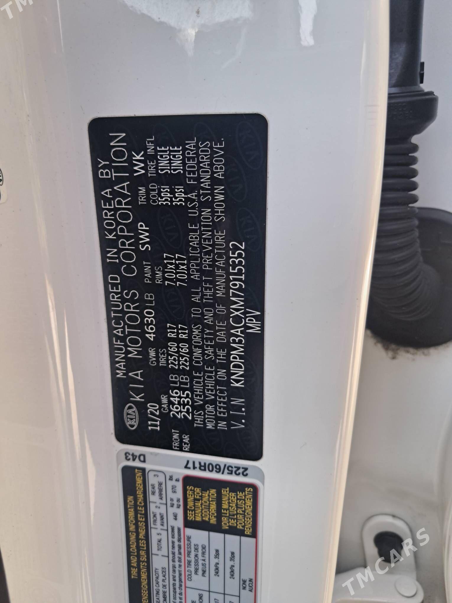 Kia Sportage 2021 - 245 000 TMT - Бузмеин ГРЭС - img 10