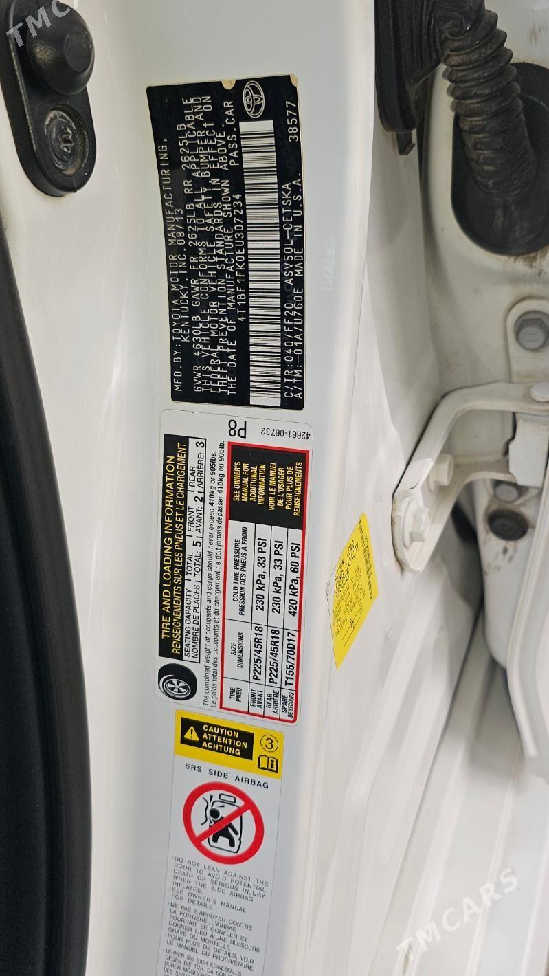 Toyota Camry 2013 - 245 000 TMT - Türkmenabat - img 5