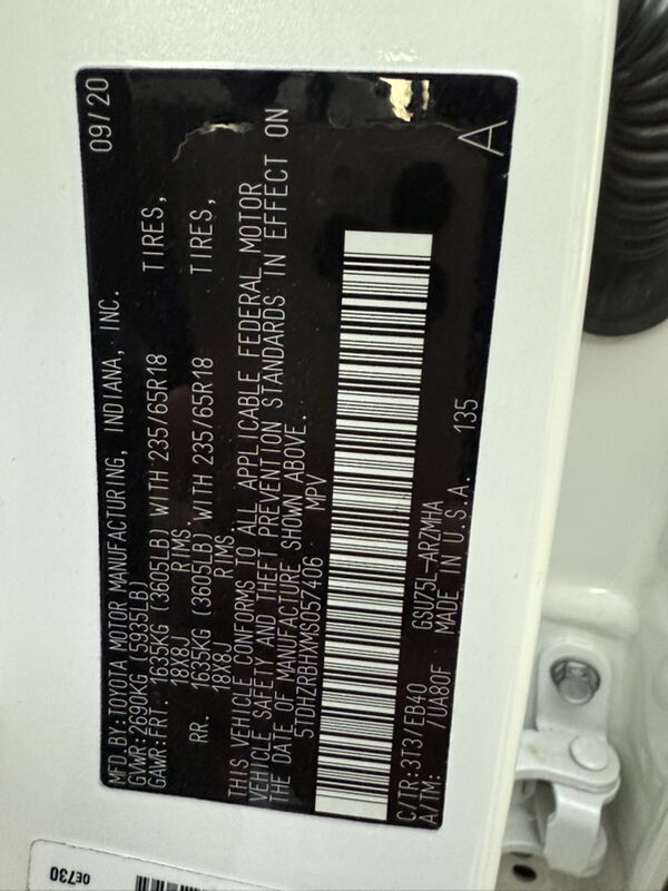 Toyota Highlander 2020 - 530 000 TMT - Мары - img 9