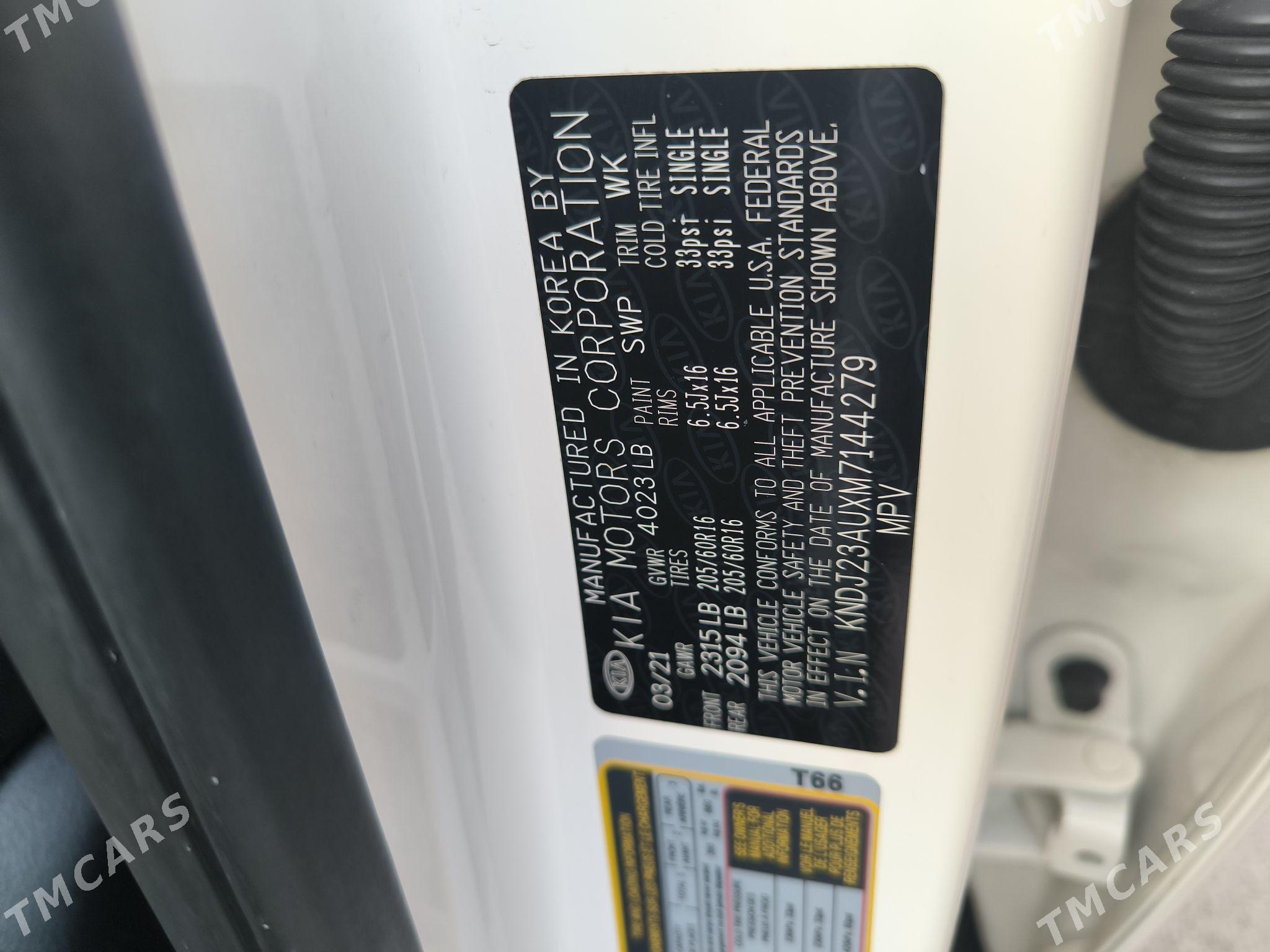 Kia Soul 2021 - 210 000 TMT - Ашхабад - img 7