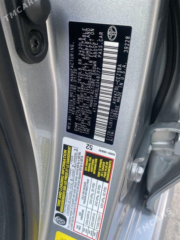 Toyota Camry 2020 - 290 000 TMT - Мары - img 5