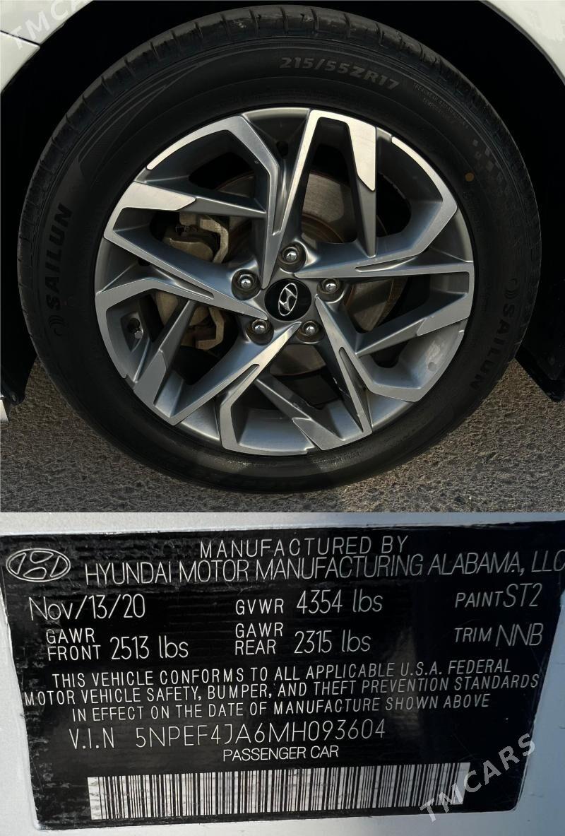 Hyundai Sonata 2021 - 272 000 TMT - Aşgabat - img 6