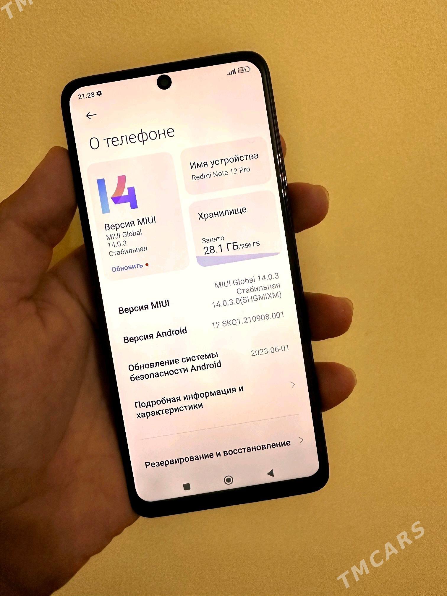Redmi Note 12 Pro 4G 8/256 - Aşgabat - img 3