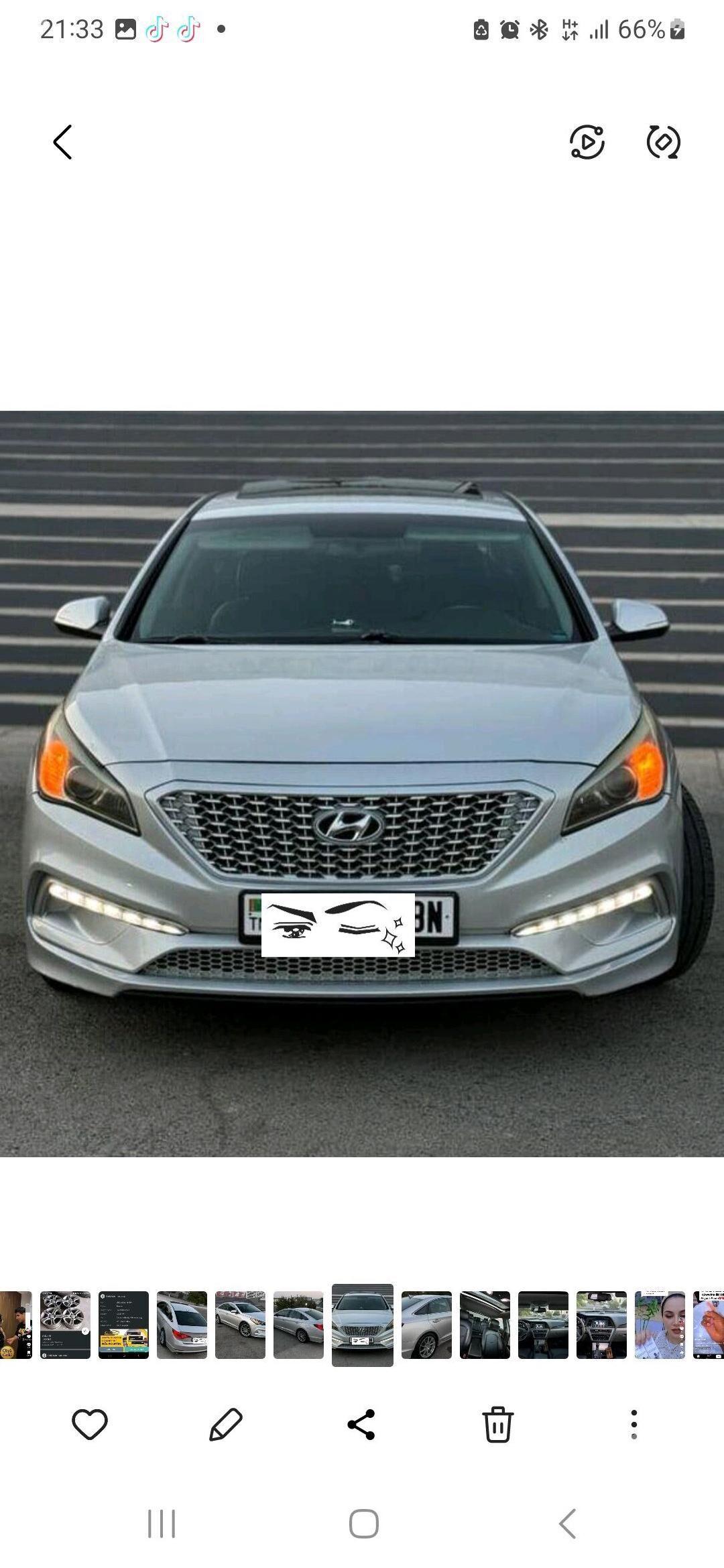 Hyundai Sonata 2017 - 200 000 TMT - Туркменбаши - img 2