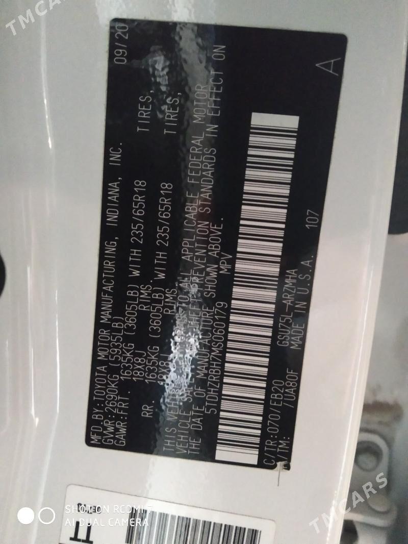 Toyota Highlander 2021 - 520 000 TMT - Mary - img 7