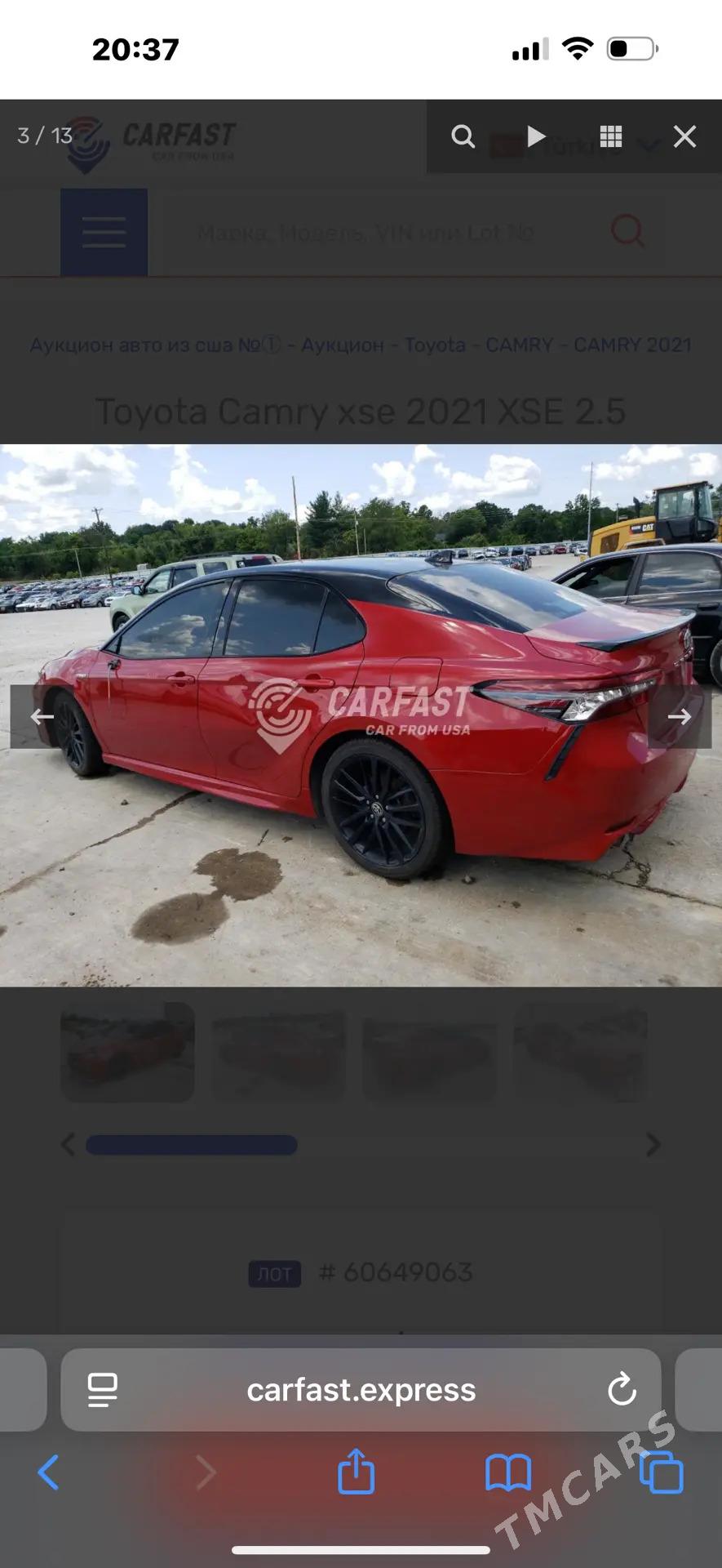 Toyota Camry 2021 - 310 000 TMT - Mary - img 9