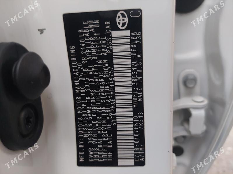 Toyota Corolla 2020 - 235 000 TMT - Ашхабад - img 3