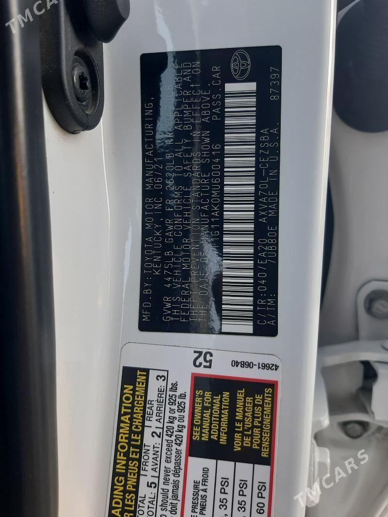 Toyota Camry 2021 - 360 000 TMT - Aşgabat - img 7