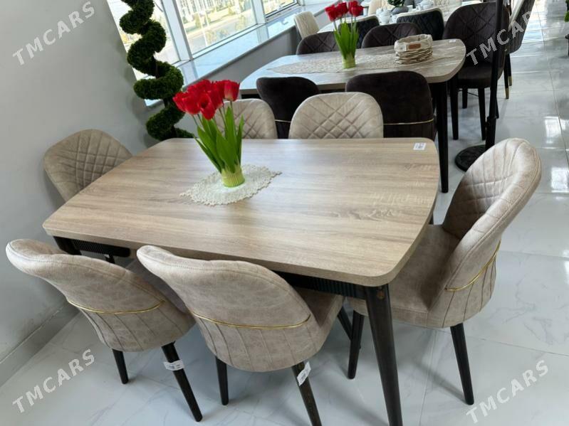 КУХОННЫЙ СТОЛ И СТУЛЬЯ - Aşgabat - img 3