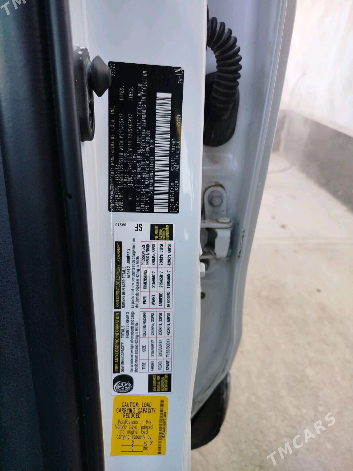 Toyota Corolla Cross 2022 - 350 000 TMT - Дашогуз - img 5