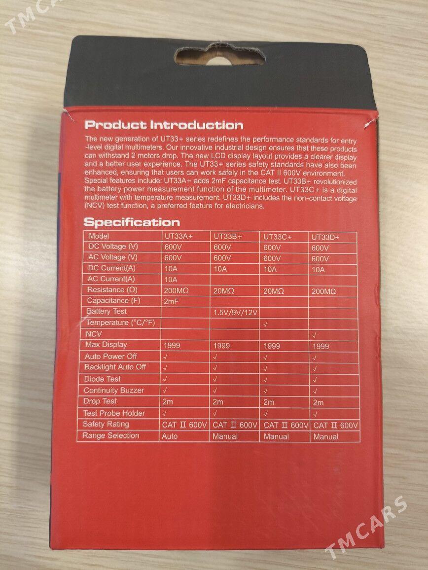 Multimetr UT33D+ - Aşgabat - img 2