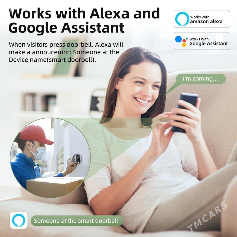 Wireless Video Doorbell - Aşgabat - img 4