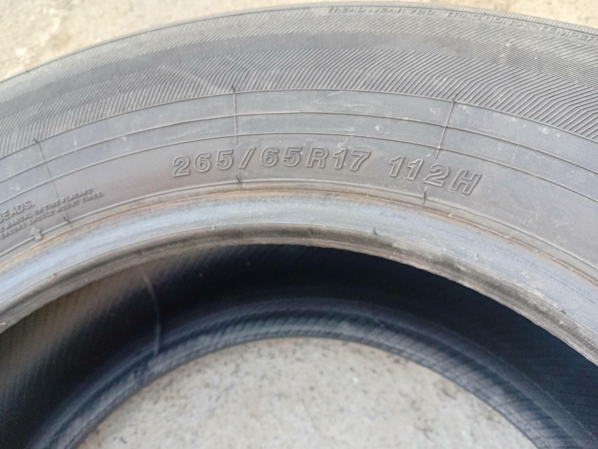 teker 265.65.17 YOKOHAMA 1ștuk 800 TMT - Хитровка - img 3