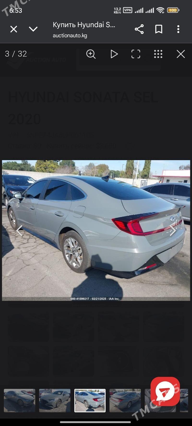 Hyundai Sonata 2020 - 295 000 TMT - Aşgabat - img 8