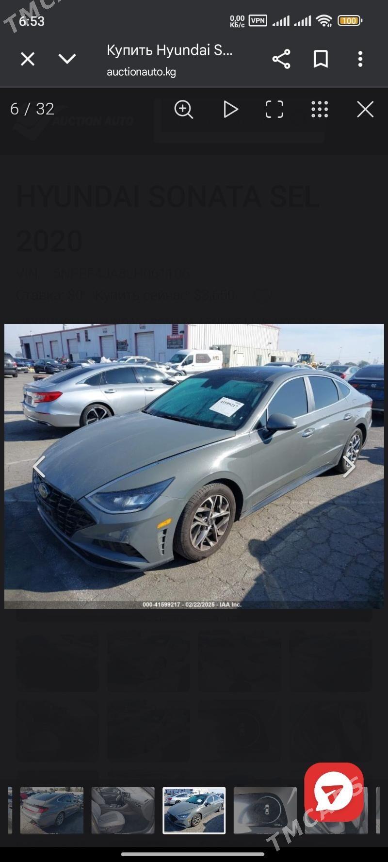 Hyundai Sonata 2020 - 295 000 TMT - Aşgabat - img 7