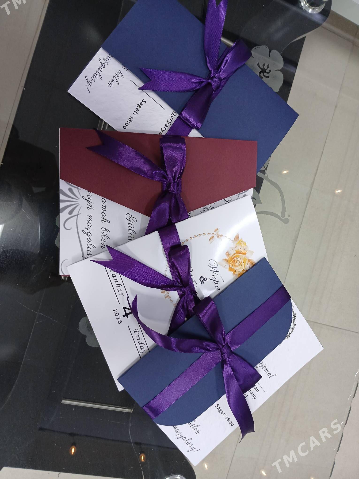 Wizitka we toý çakylyklar - Ашхабад - img 2