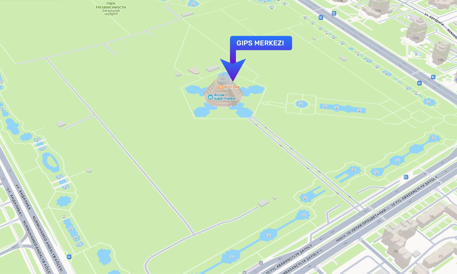 GIPS MERKEZI Map Location