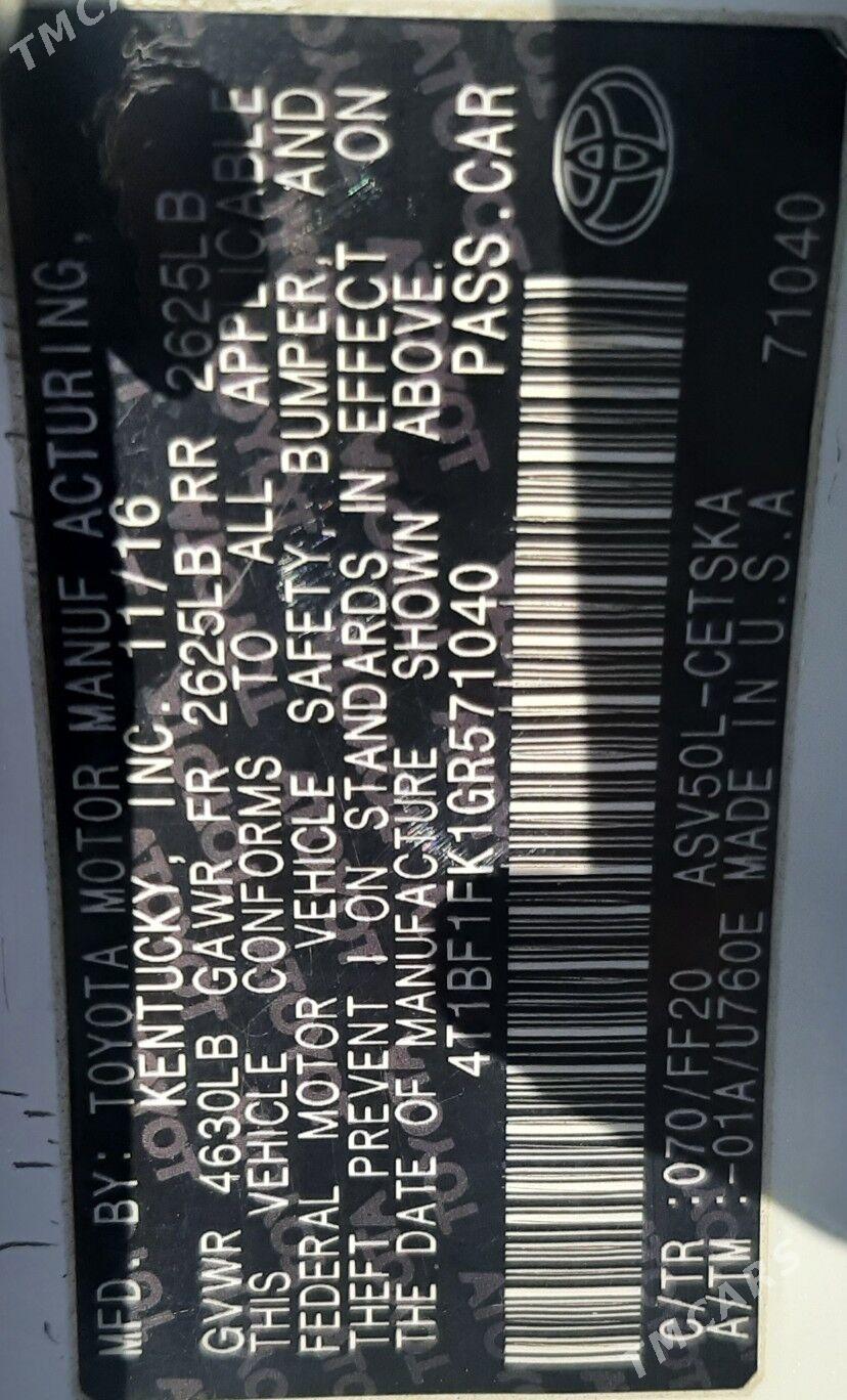 Toyota Camry 2016 - 315 000 TMT - Aşgabat - img 8