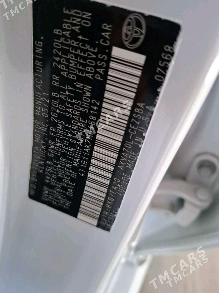 Toyota Camry 2021 - 330 000 TMT - Теджен - img 5