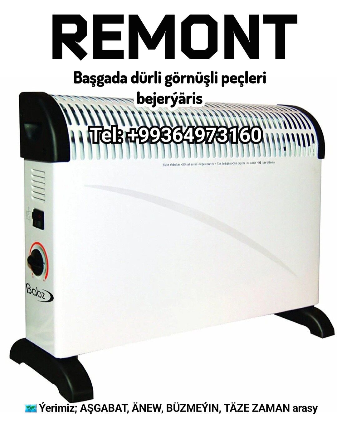 ТОК ПЕЧ РЕМОНТ ЯГЛЫ БАТАРЕЙ ПЕЧ - Aşgabat - img 1