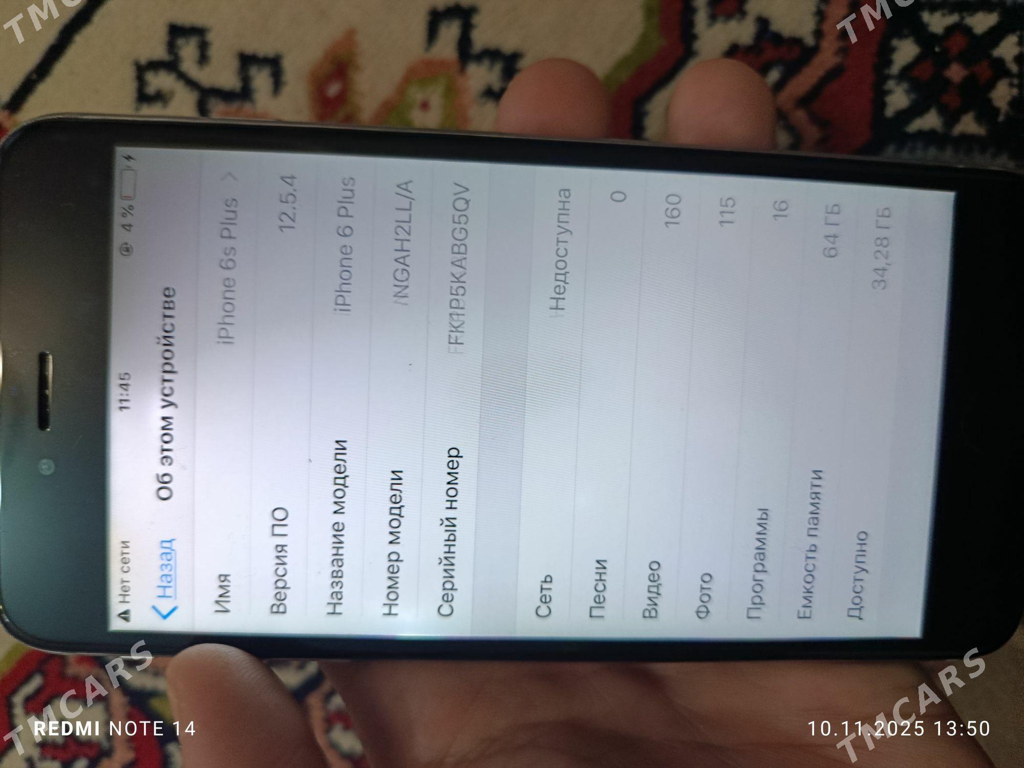 iphone 6s Plus+ - Büzmeýin GRES - img 2