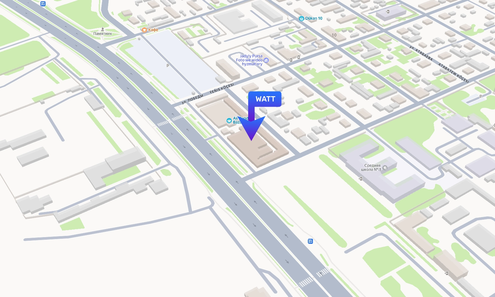 "WATT" ELEKTRIK WE ÝAGTYLANDYRMA Map Location