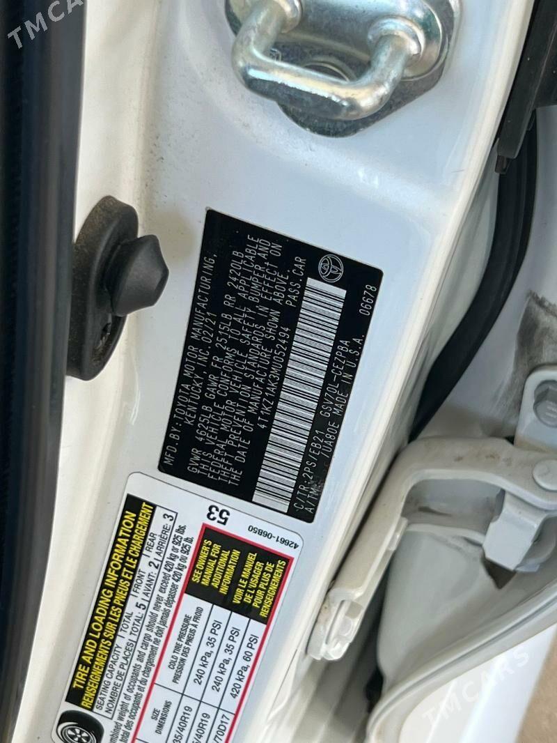 Toyota Camry 2021 - 370 000 TMT - Ашхабад - img 5