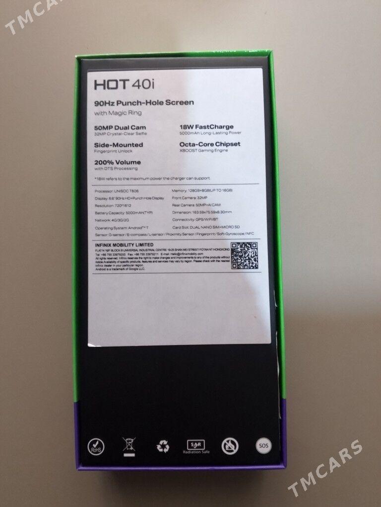 İnfinix hot 40i - Ашхабад - img 4