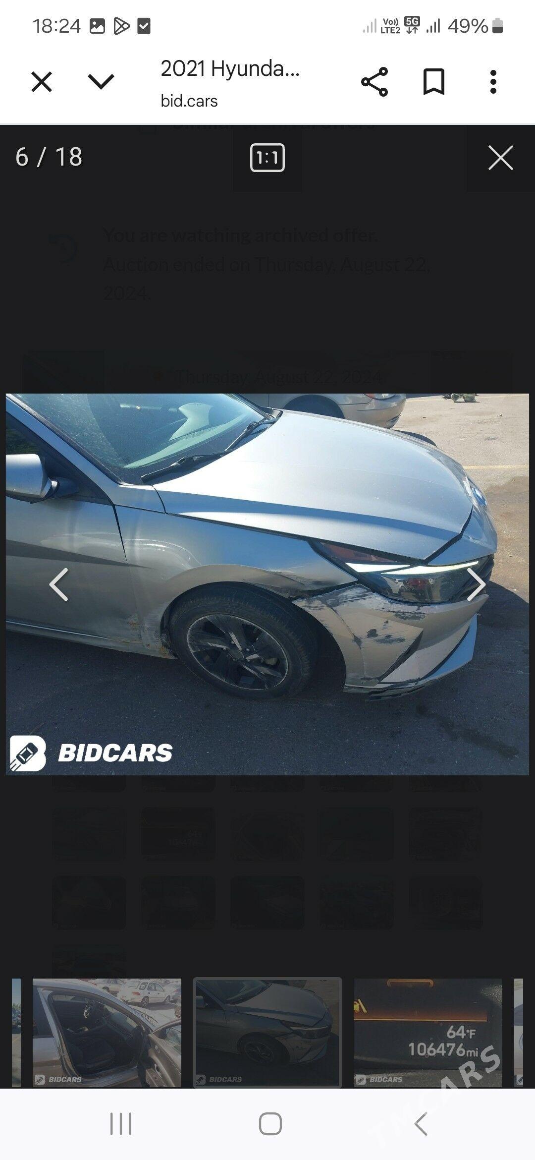 Hyundai Elantra 2022 - 217 000 TMT - Aşgabat - img 7