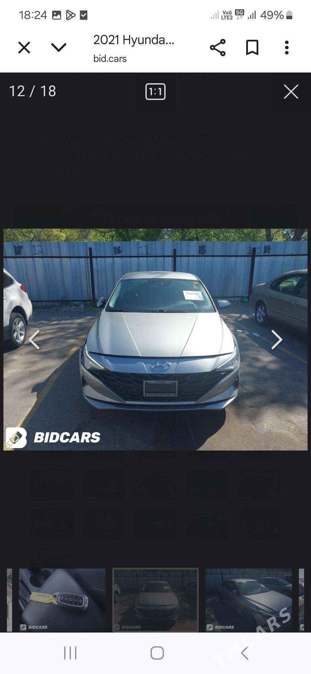 Hyundai Elantra 2022 - 217 000 TMT - Aşgabat - img 6