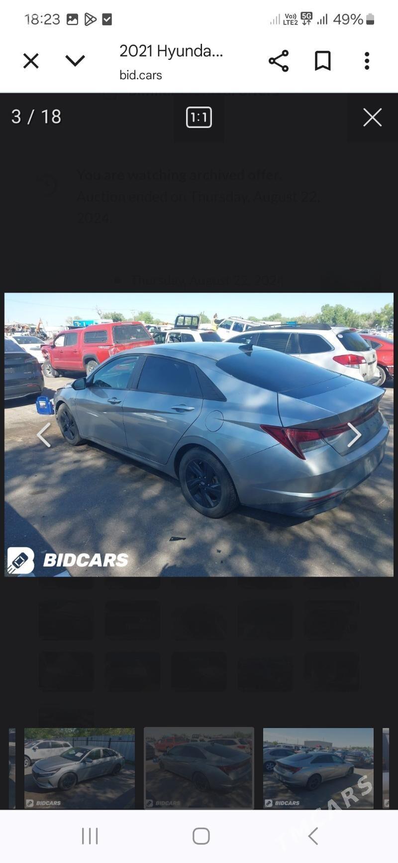 Hyundai Elantra 2022 - 217 000 TMT - Aşgabat - img 10