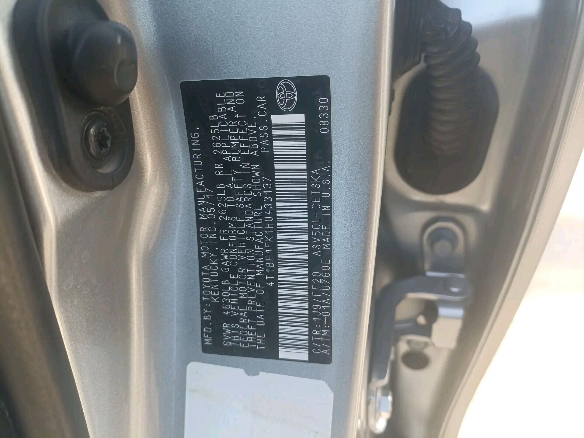 Toyota Camry 2017 - 270 000 TMT - Векильбазар - img 7