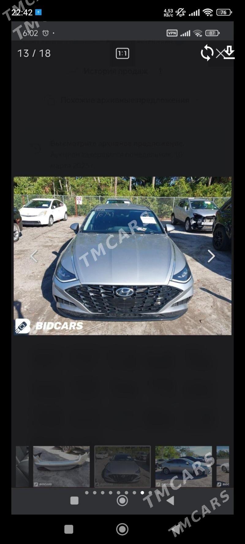 Hyundai Sonata 2020 - 274 500 TMT - Туркменабат - img 9