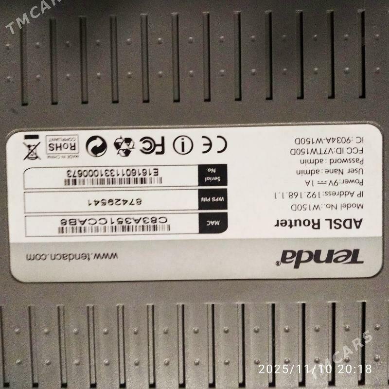 Router Tenda. - Дашогуз - img 2