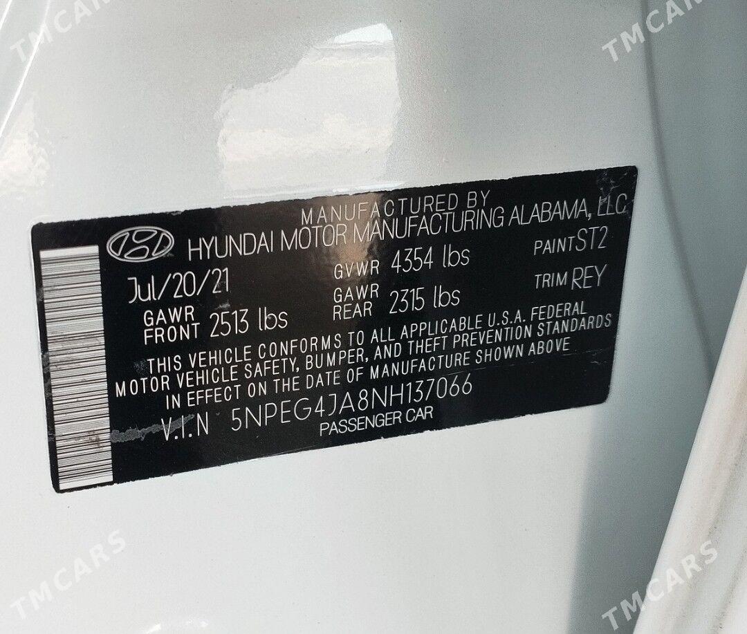 Hyundai Sonata 2021 - 250 000 TMT - Aşgabat - img 9