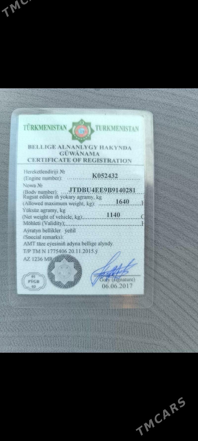 Toyota Corolla 2011 - 150 000 TMT - Мары - img 10