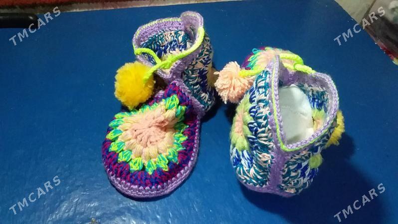 Тапочки Вязаные, Жеские. - Туркменабат - img 4